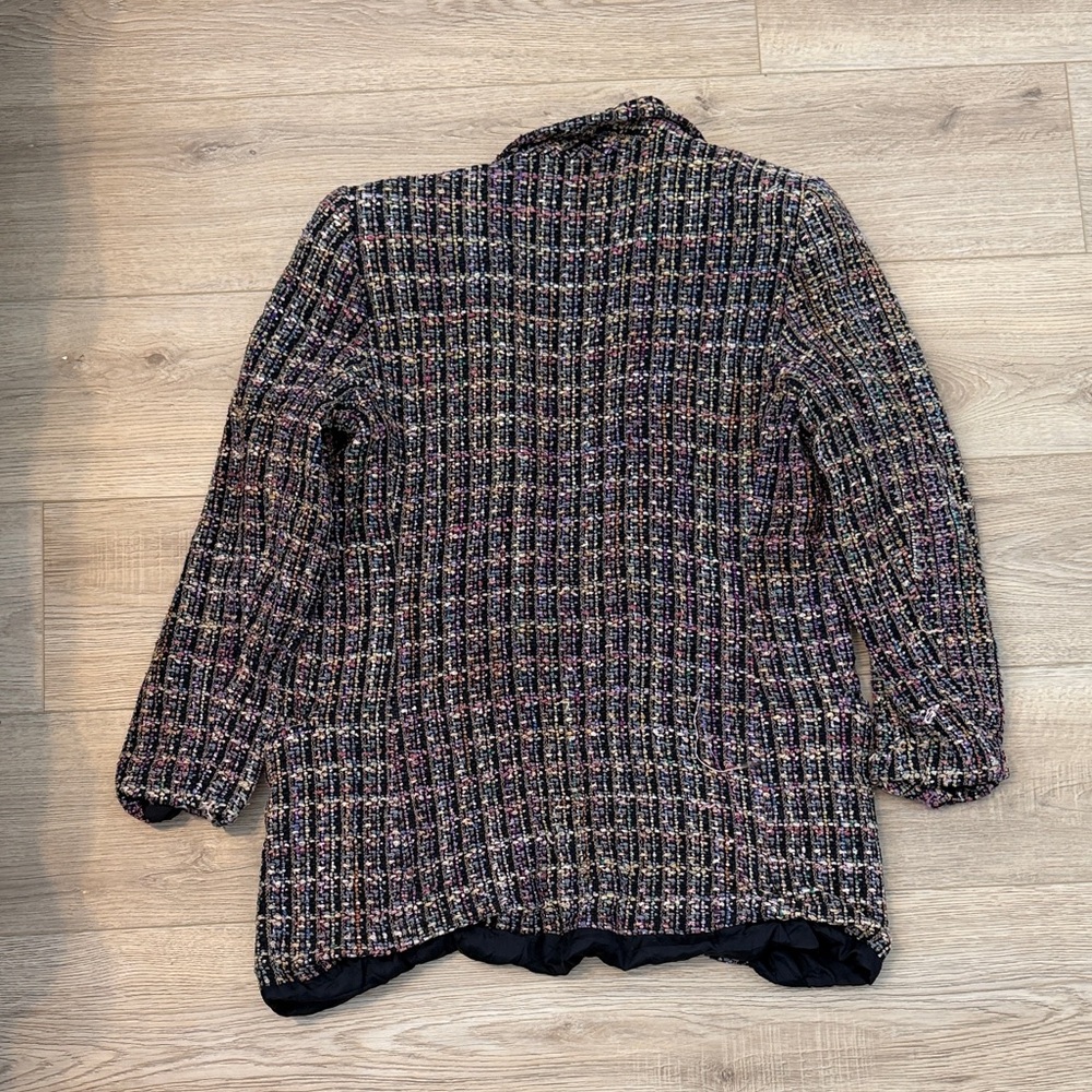 Vintage LBA Studio Tweed Blazer Jacket Size Small Classic Chic - Picture 10 of 10
